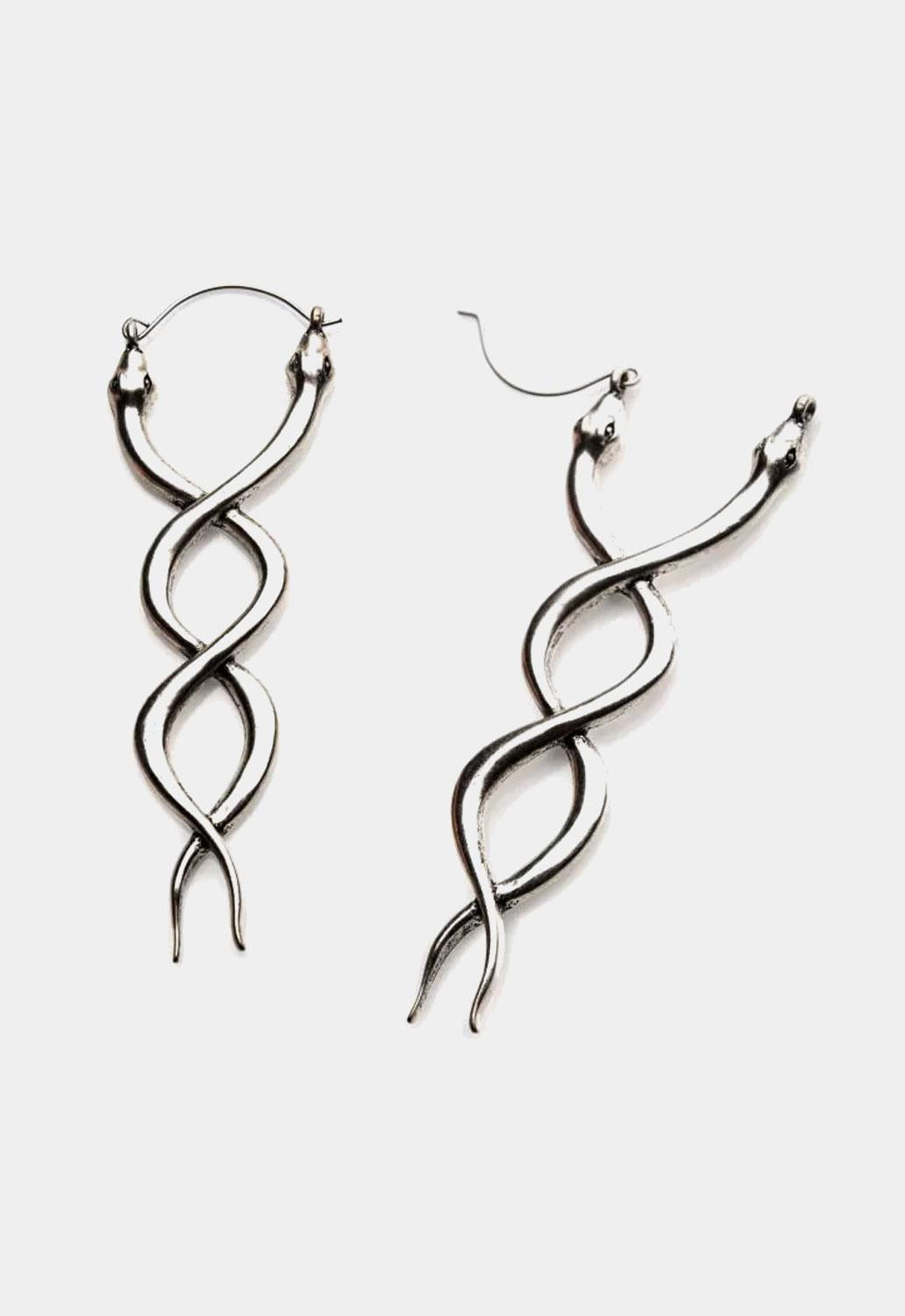 Overlapping Snake Plug Hoops