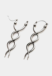 Overlapping Snake Plug Hoops