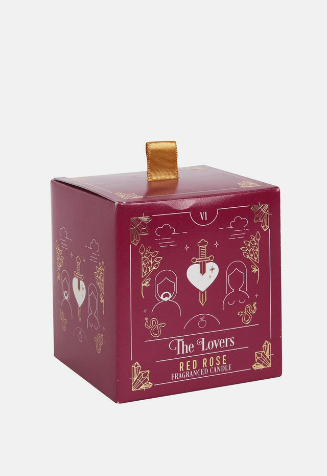 The Lovers Rose Candle