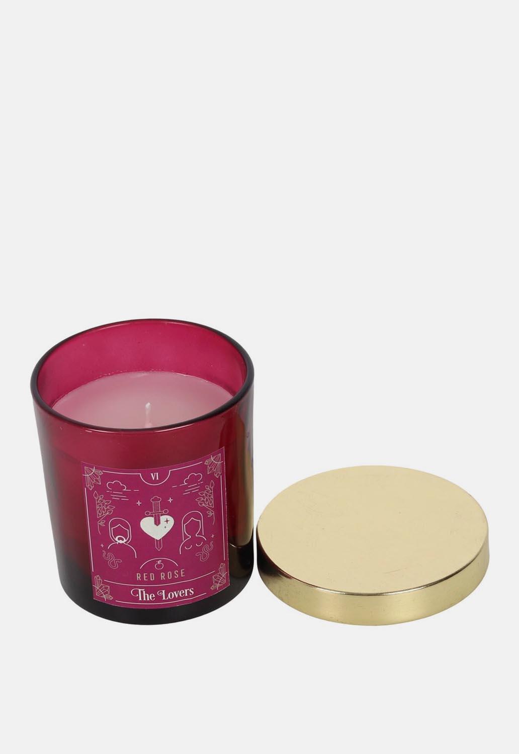 The Lovers Rose Candle