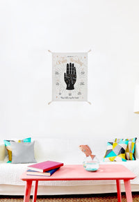 Palm Reading Wall Tapestry