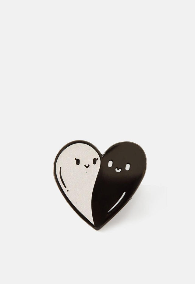 Heart Ghosts Pin