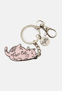 Purr Evil Keyring