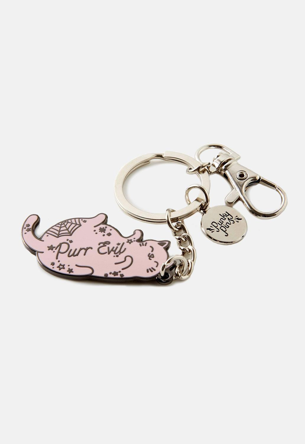 Purr Evil Keyring