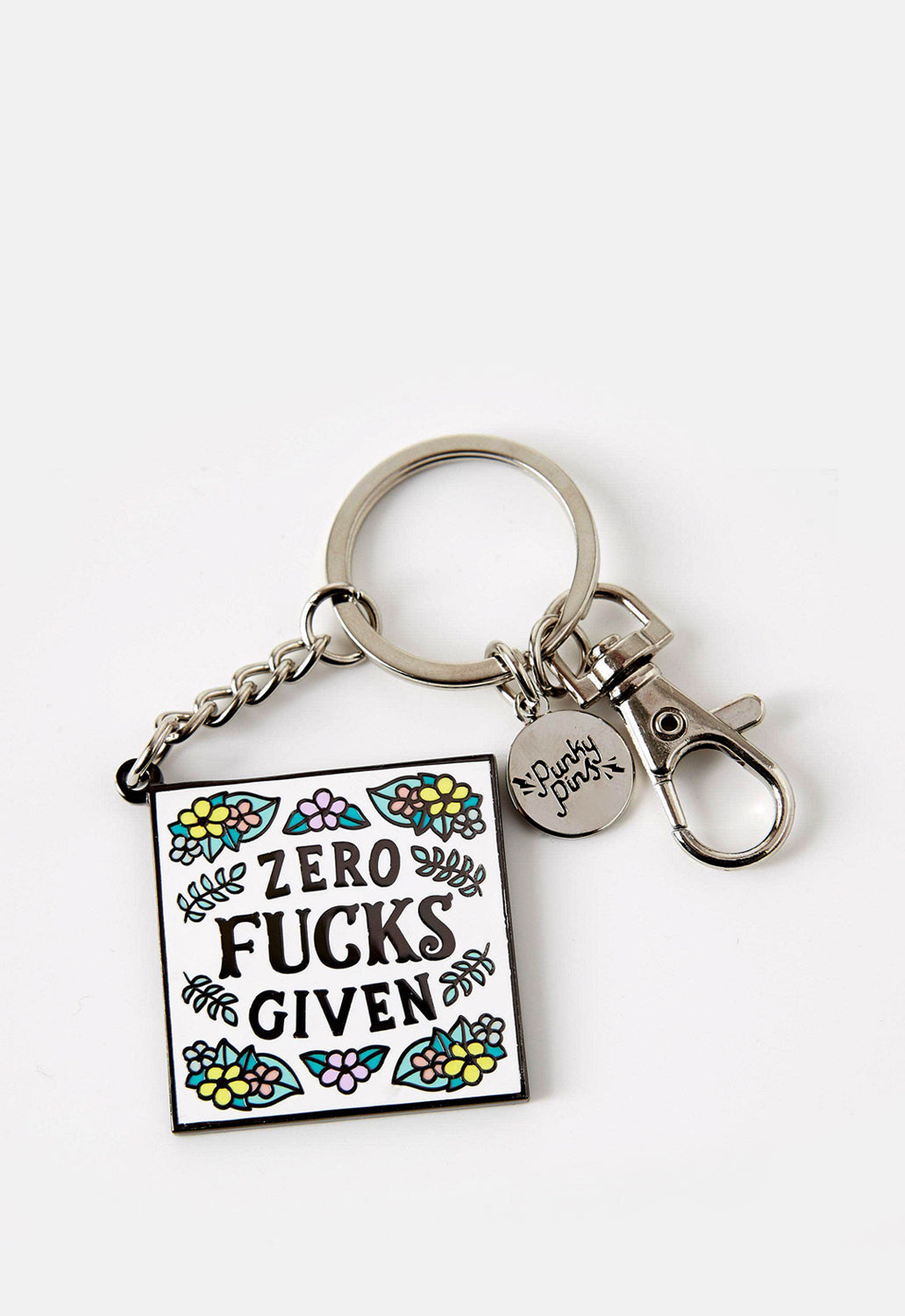 Zero Fucks Keyring