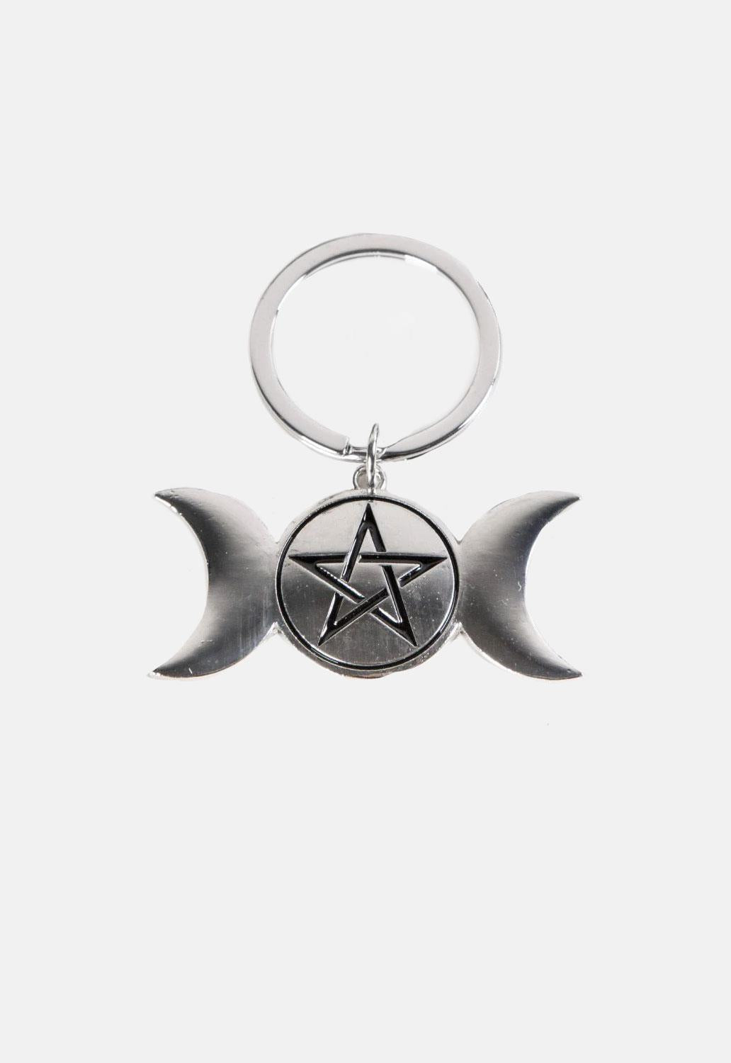 Black Magic Triple Moon Keyring