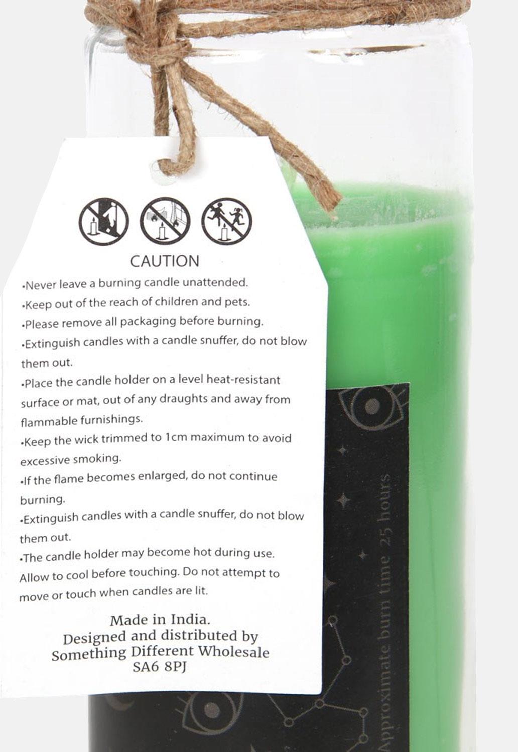 Green Tea Luck Spell Tube Candle