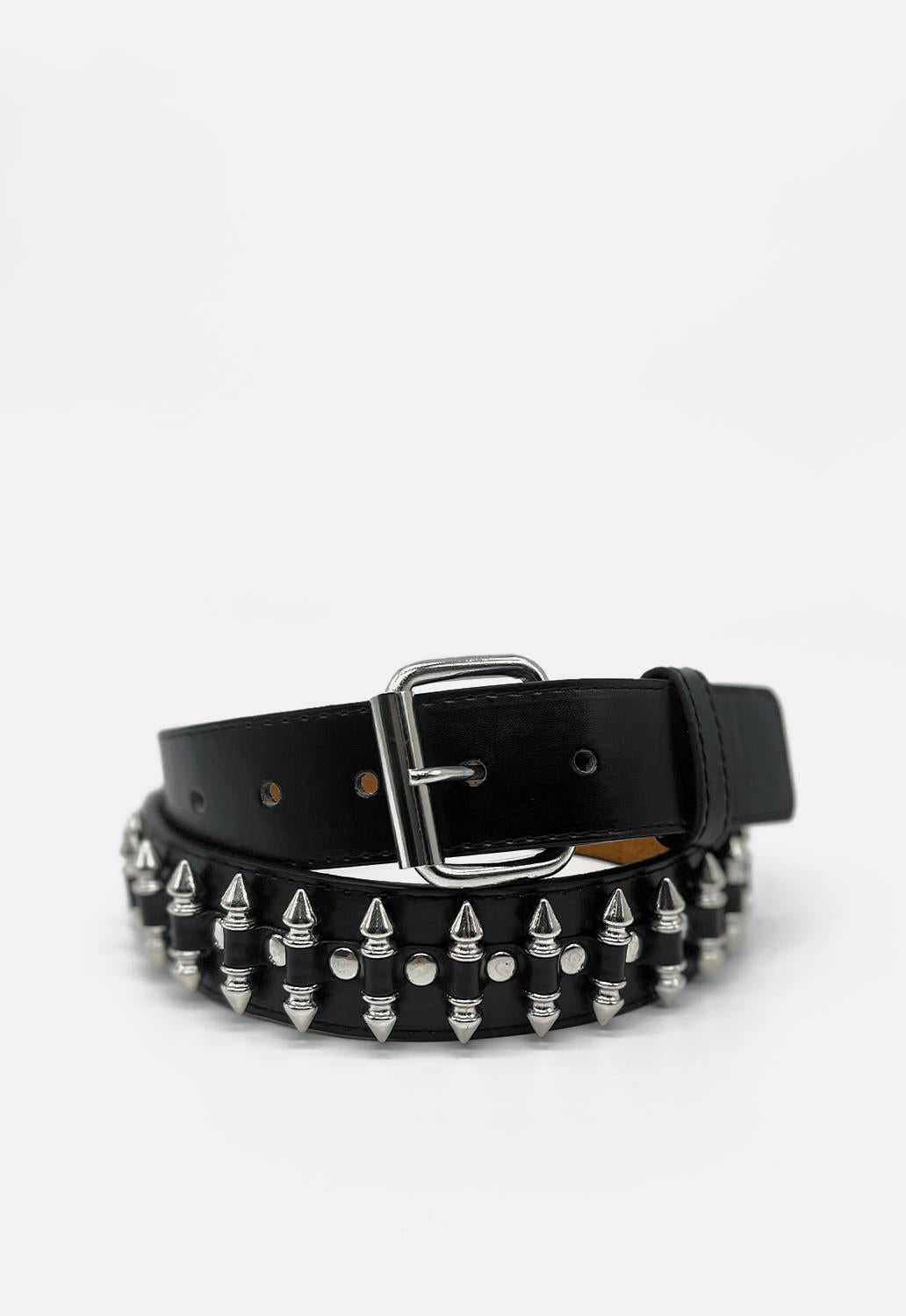 Spike Fitting Studded Belt