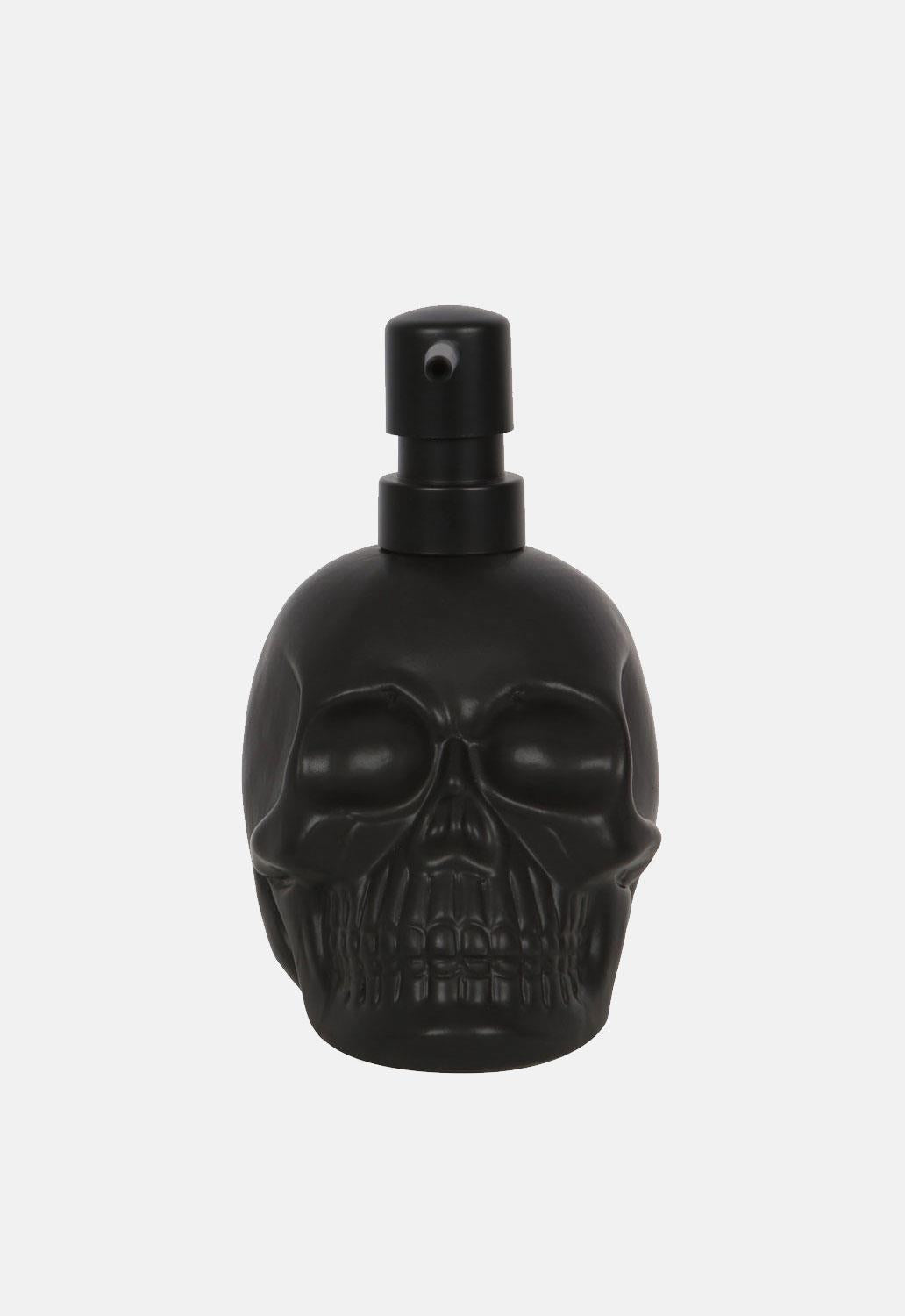 Black Skull Soap Dispenser