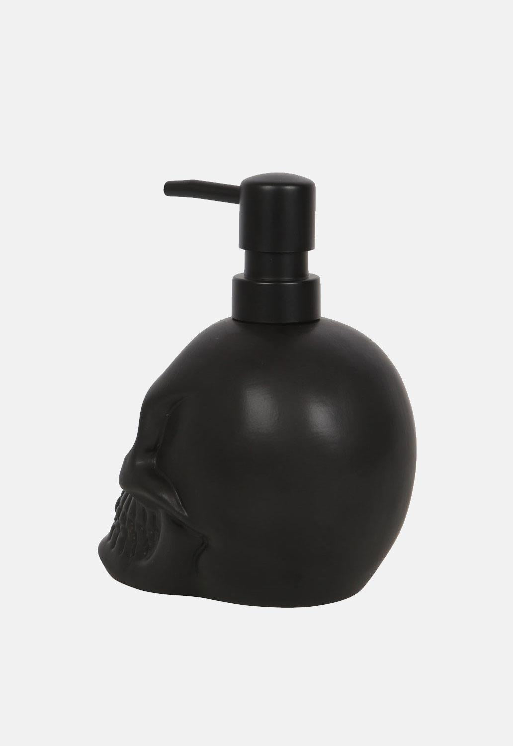 Black Skull Soap Dispenser