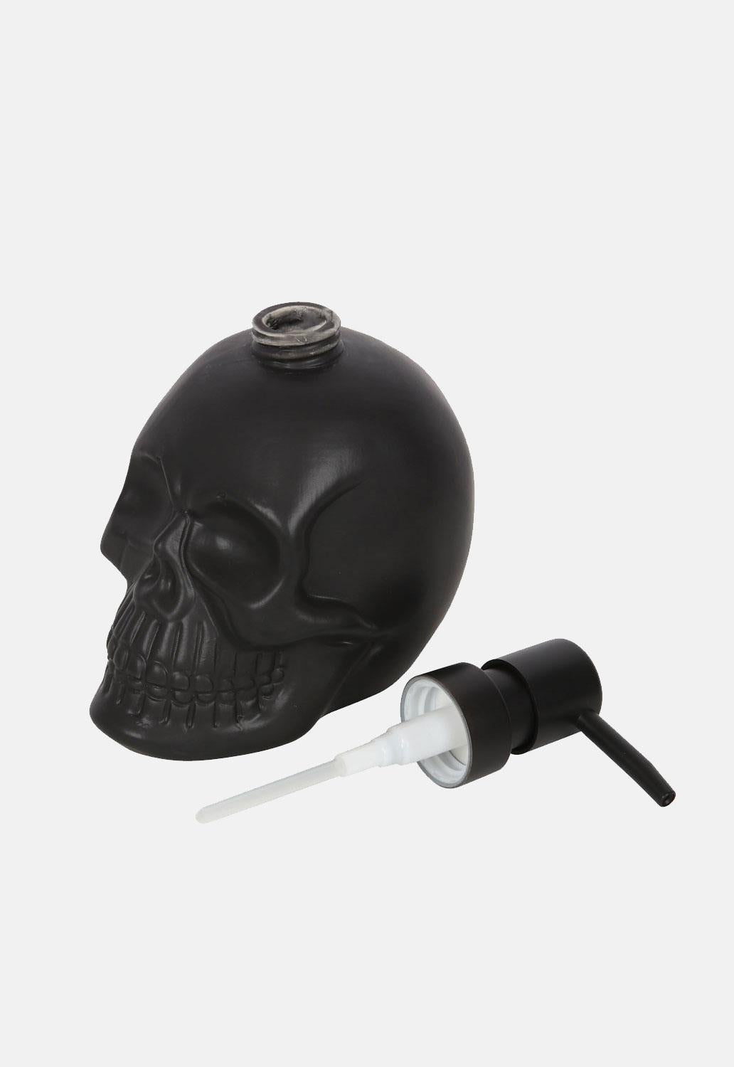 Black Skull Soap Dispenser