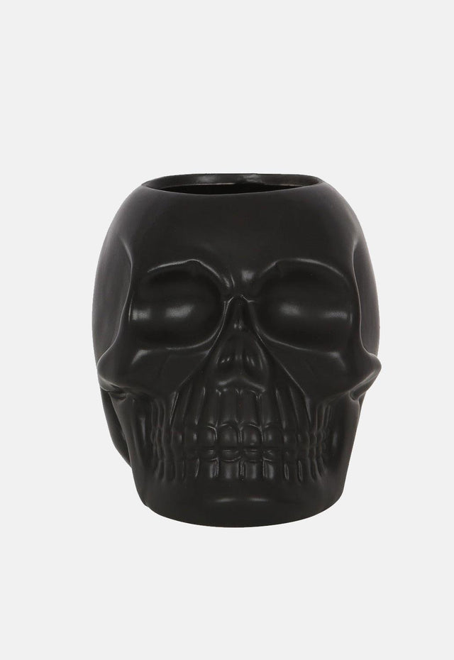 Black Skull Toothbrush Holder