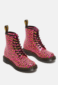 1460 Loud Leopard Smooth Boots