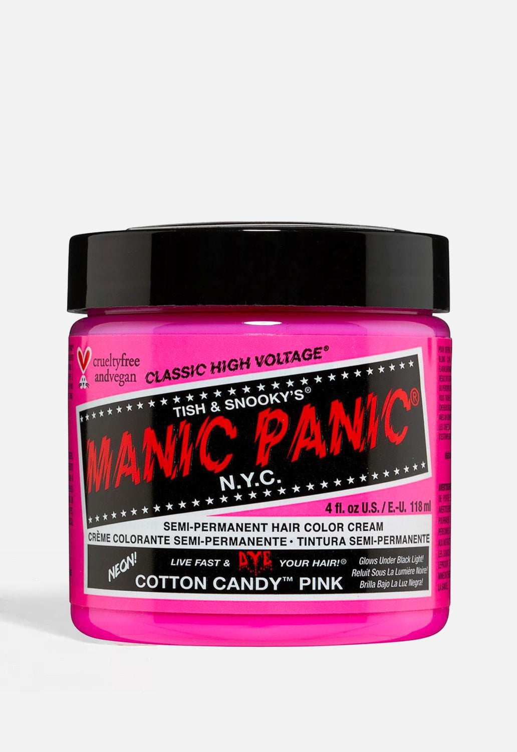 Cotton Candy Pink High Voltage Hair Dye