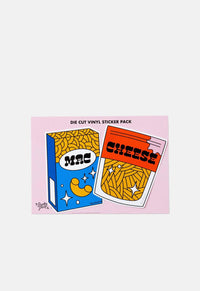 Mac & Cheese Vinyl Sticker 2 Pack