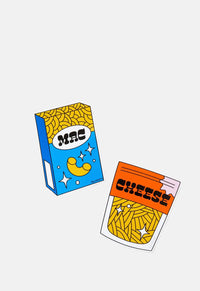 Mac & Cheese Vinyl Sticker 2 Pack