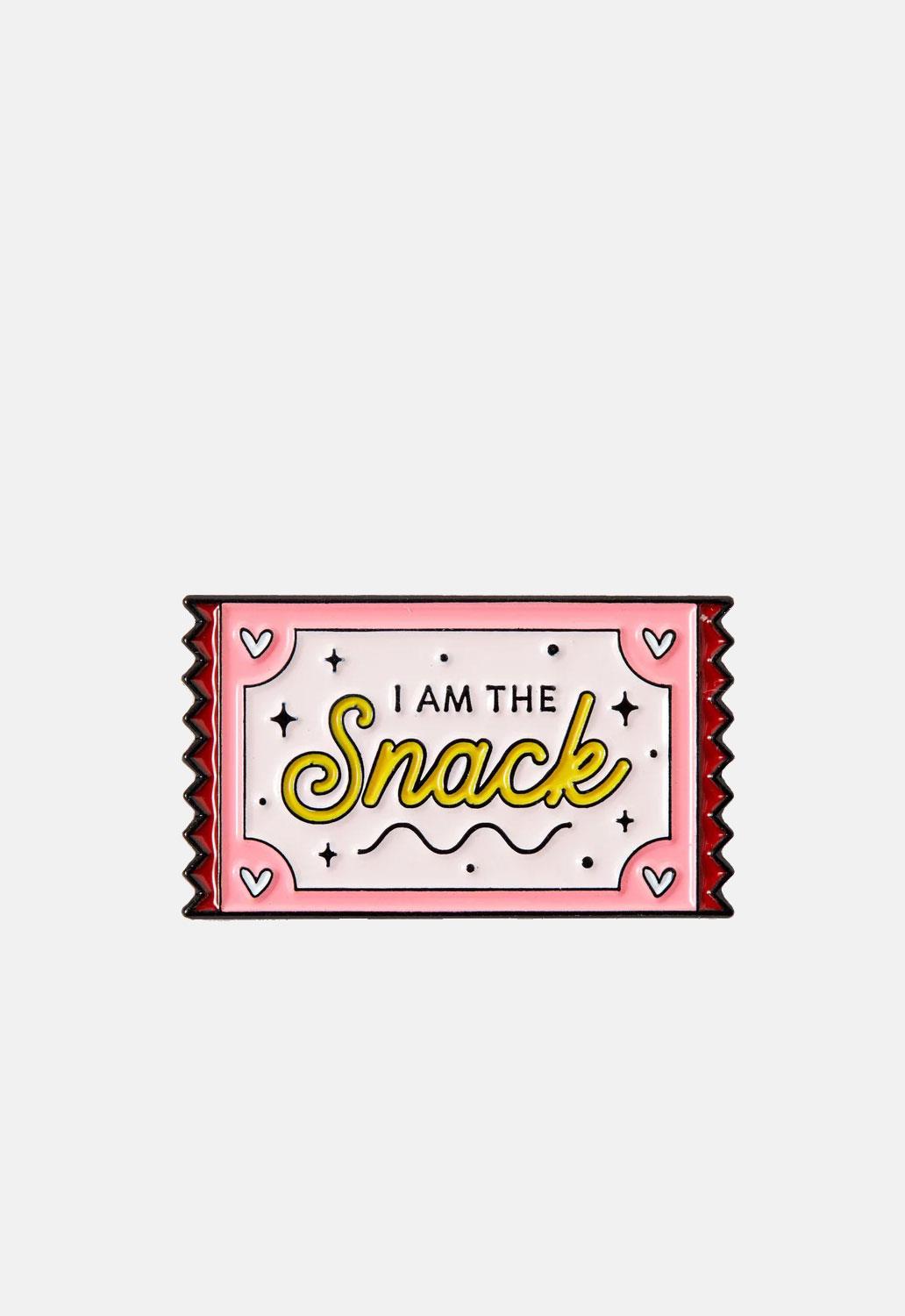 I Am The Snack Pin Badge