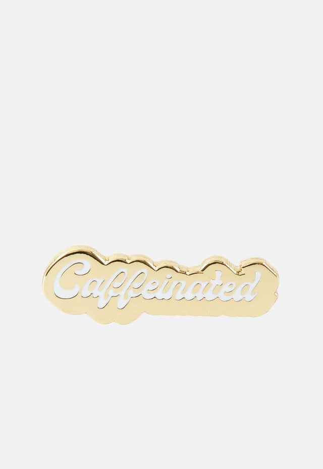 Caffeinated Pin Badge