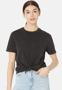 Junior V Wash Knot T-Shirt