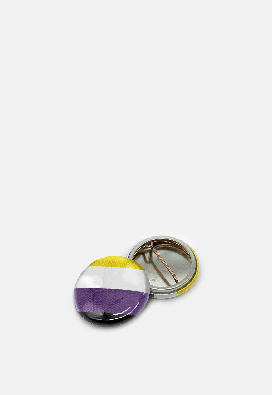 Non-Binary Pride Flag Button Badge