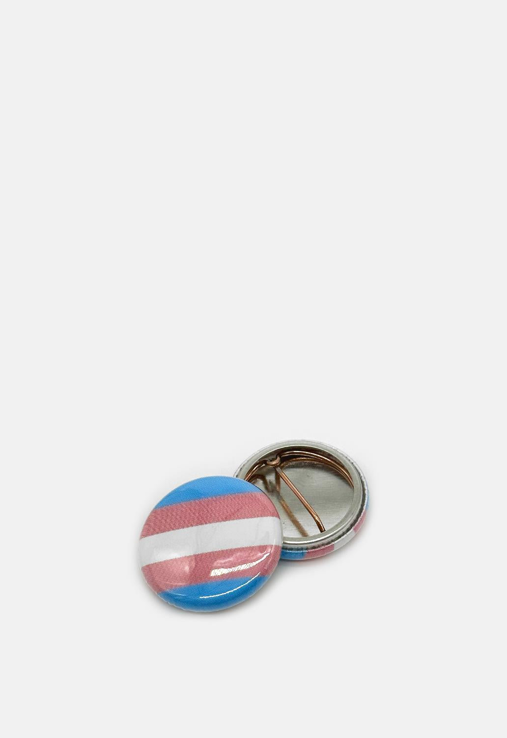 Transgender Pride Flag Button Badge