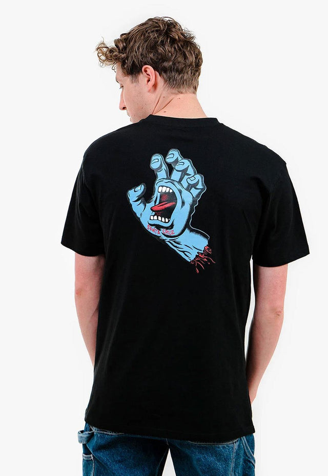 Screaming Hand Chest T-Shirt