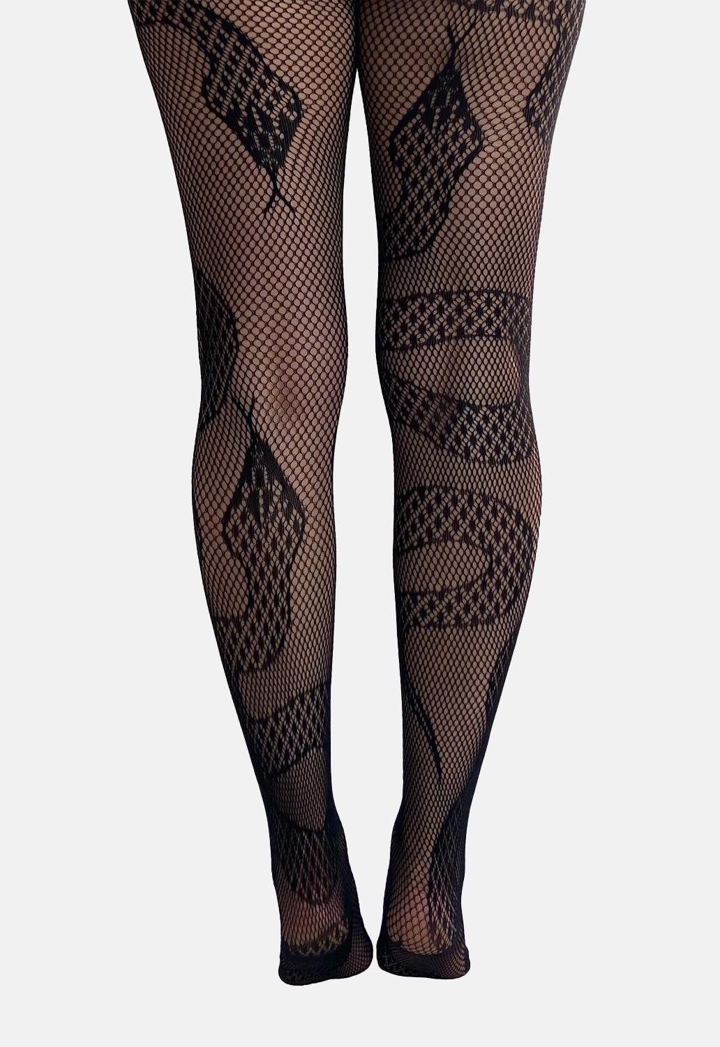 Snake Net Tights