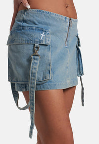 Force Denim Mini Skirt