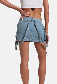 Force Denim Mini Skirt