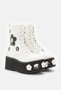 Silent Screams Platform Boots