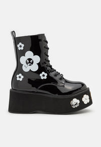 Silent Screams Platform Boots